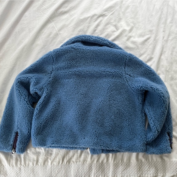 NWT Apparis Zip up fleece made in Plant Based Shearling. - Picture 7 of 10